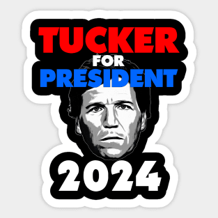 Tucker Carlson For President Sticker